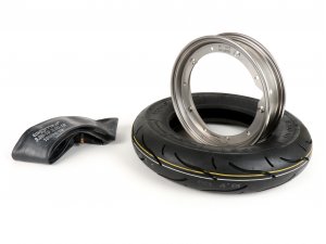 Reifen komplett Set -BGM Sport, Vespa- 3.50 - 10 Zoll TT...