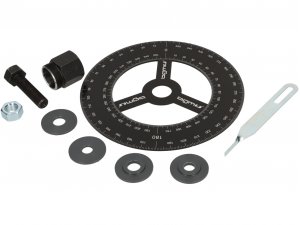 Gradscheibe inkl. Halter und Zeiger -BGM PRO-Aluminium -...