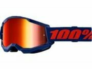 Crossbrille 100% Strata 2 marine blau rot verspiegelt