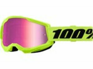 Crossbrille 100% Strata 2 neon gelb pink verspiegelt