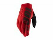 Motocross Handschuhe 100% Brisker rot S