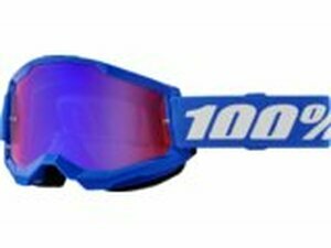 Crossbrille 100% Strata 2 blau rot/ blau verspiegelt