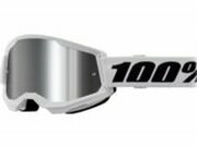 Crossbrille 100% Strata 2 wei silber verspiegelt