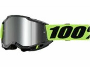 Crossbrille 100% Accuri 2 neon gelb silber verspiegelt