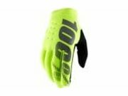 Motocross Handschuhe 100% Brisker neon gelb/schwarz M