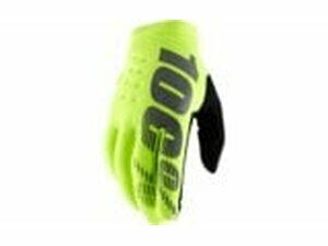 Motocross Handschuhe 100% Brisker neon gelb/schwarz L