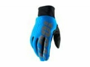 Motocross Handschuhe 100% Brisker Hydromatic blau L