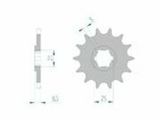 Ritzel Afam 14 Zhne Husqvarna CR / WR 250