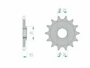 Ritzel Afam 15 Zhne RM-Z / RMX 450