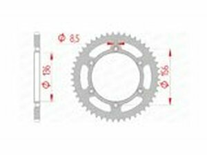 Kettenrad Afam Stahl 45 Zhne Beta / Husqvarna / Sherco