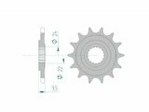 Ritzel Afam selbstreinigend 15 Zhne Honda CR 250 / CRF 450