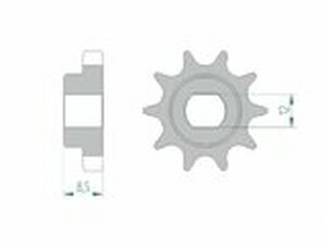 Ritzel 415 Afam 10 Zhne KTM 50