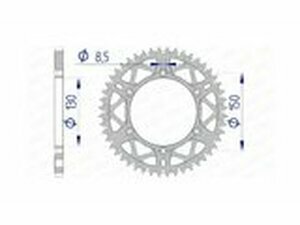 Kettenrad Afam Alu selbstreinigend 48 Zhne Yamaha YZ / YZF