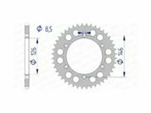 Kettenrad Afam Alu selbstreinigend 46 Zhne Suzuki RM-Z...