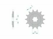 Ritzel Afam 13 Zhne KX 125 1994-2008