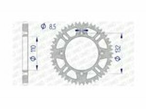 Kettenrad Afam Alu 428 / 51 Zhne TC / SX 85