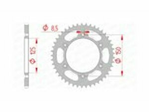 Kettenrad Afam Stahl 50 Zhne KTM / Husqvarna