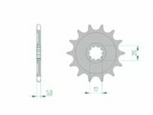Ritzel Afam 13 Zhne KXF / RM-Z 250