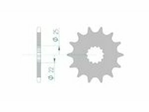 Ritzel Afam 13 Zhne Yamaha YZ / YZF