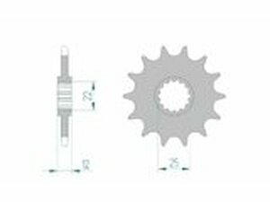 Ritzel Afam 13 Zhne GasGas EC / Rieju MR 250 / 300