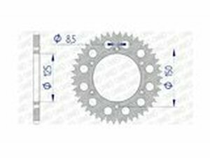 Kettenrad Afam Alu selbstreinigend 46 Zhne KTM / Husqvarna