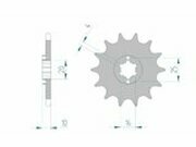 Ritzel Afam 12 Zhne SMS 125