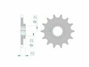 Ritzel Afam 15 Zhne 690 SMC