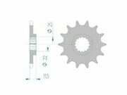 Ritzel Afam 15 Zhne 690 SMC