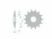 Ritzel Afam 16 Zhne Honda CR 250 / CRF 450