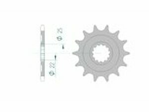 Ritzel Afam selbstreinigend 14 Zhne KXF 450