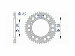 Kettenrad Afam Alu selbstreinigend 45 Zhne Honda CR /...