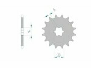 Ritzel Afam selbstreinigend 420 / 13 Zhne KX 65 / 85