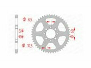 Kettenrad Afam Stahl 48 Zhne KLX 110