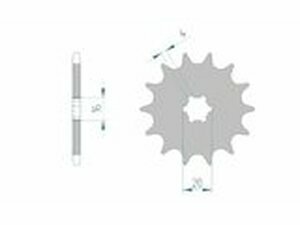 Ritzel Afam 13 Zhne KX 125 1992-1993