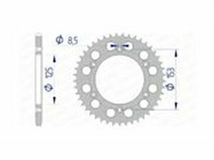 Kettenrad Afam Alu 46 Zhne Honda CR / CRF / XR