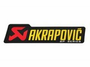 Aufkleber Akrapovic hitzefest 90mm