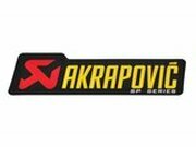 Aufkleber Akrapovic hitzefest 90mm