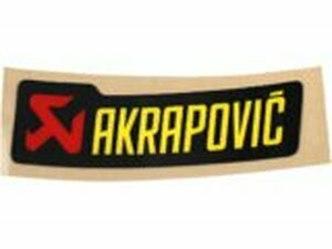 Aufkleber Akrapovic hitzefest 90x26mm