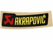 Aufkleber Akrapovic hitzefest 90x26mm