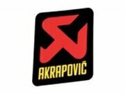 Aufkleber Akrapovic hitzefest 90x95mm