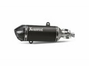 Slip-on Auspuff Akrapovic Vespa GTS 125cc Euro 5 schwarz