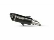 Slip-on Auspuff Akrapovic Honda Forza 350 ab 2024 schwarz