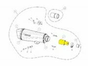 Krmmeranschluss Akrapovic Piaggio MP3