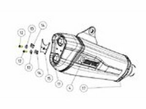 Auspuffschraube Akrapovic P-FB127