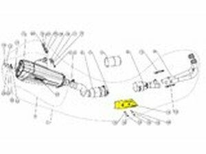 Hitzeschild Akrapovic Yamaha Tmax 530