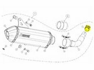 Auspuffschelle Akrapovic P-R51