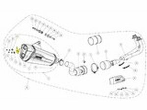 ESD Halterung Akrapovic P-X189