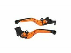 Brems- + Kupplungshebel einstellbar Avoc Schwarz / Orange...
