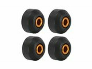 Schutzkappen Radachse hinten + vorn Avoc Schwarz / Orange...