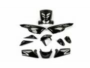 Verkleidungskit 7 Teile schwarz BCD Yamaha Slider